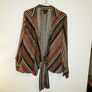 Ashley Stewart women's top blouse plus size 14